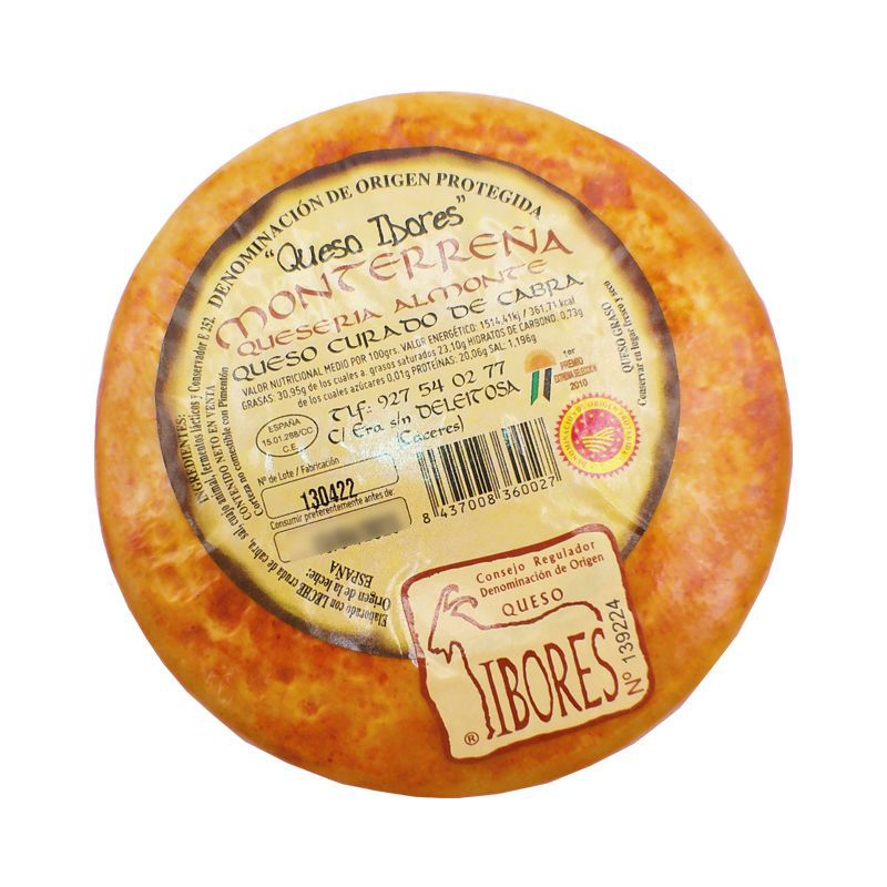 Queso Curado de Cabra D.O. Ibores Pimentón Monterreña