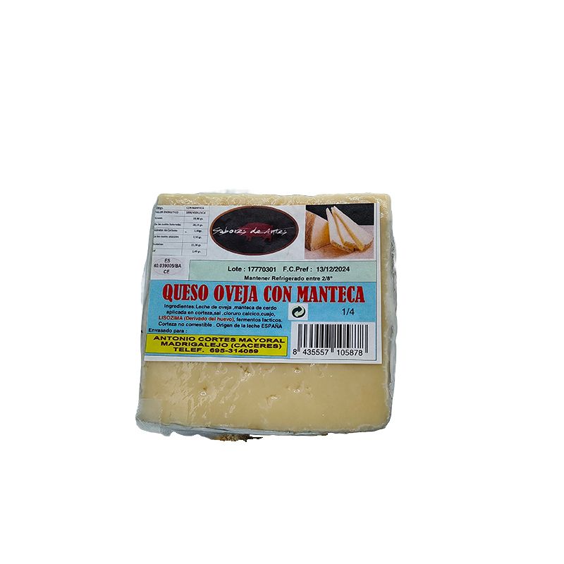 Queso Oveja Con Manteca