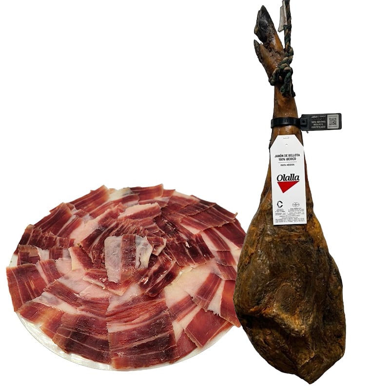 Jamón de Bellota 100% Ibérico Brida Negra Especial 2020 (Loncheado)