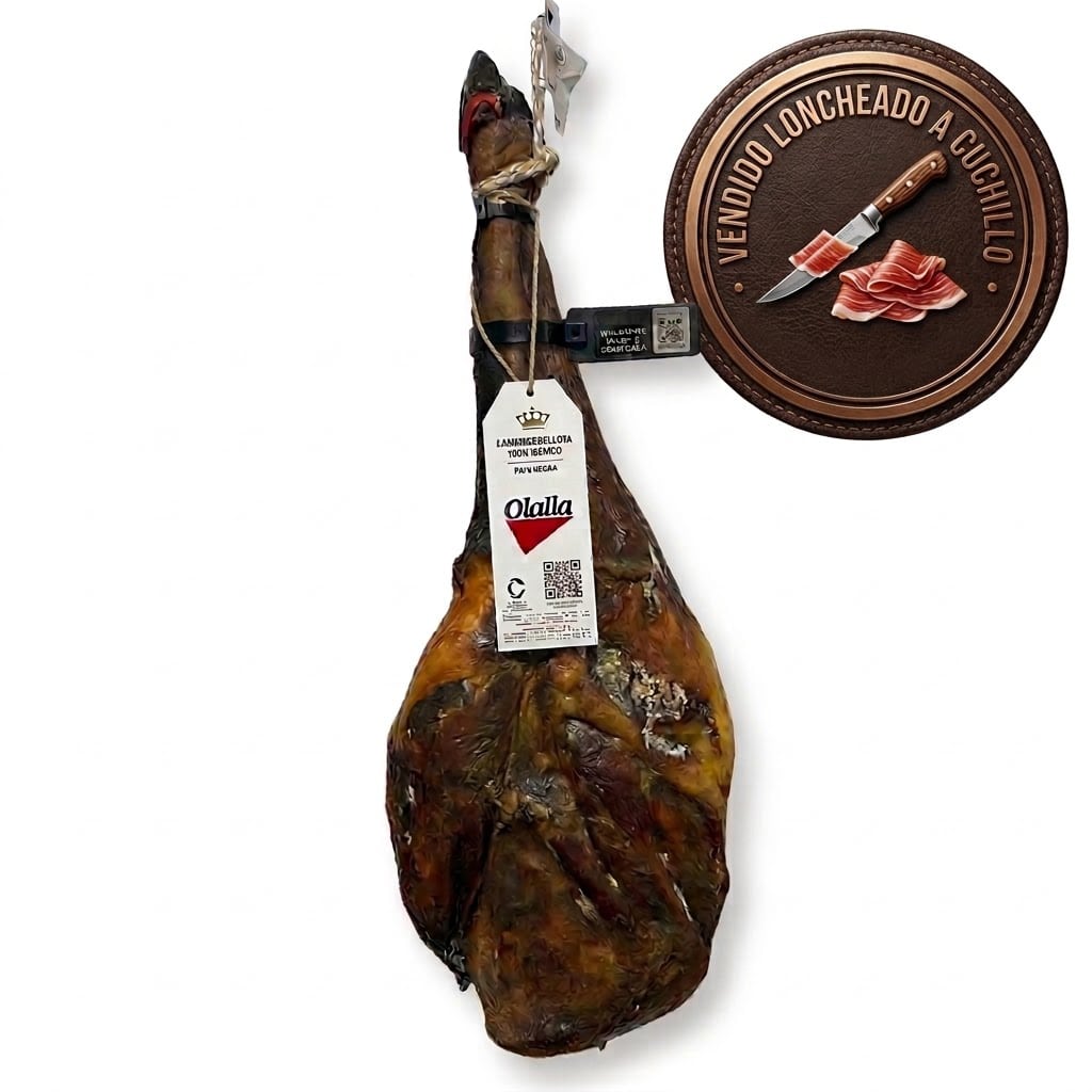 Paleta de Bellota 100% Iberica Brida Negra Especial 2022 (Loncheada)