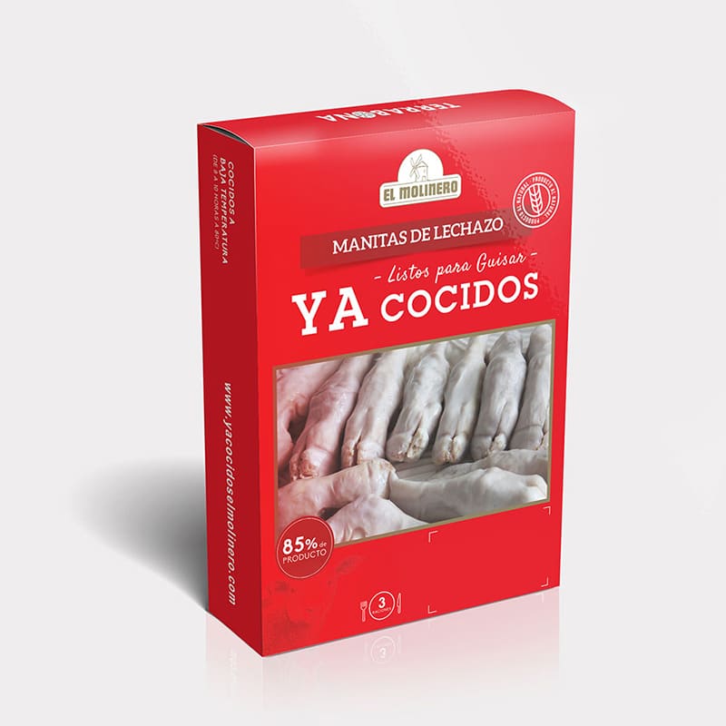 Manitas de Lechazo Cocidas