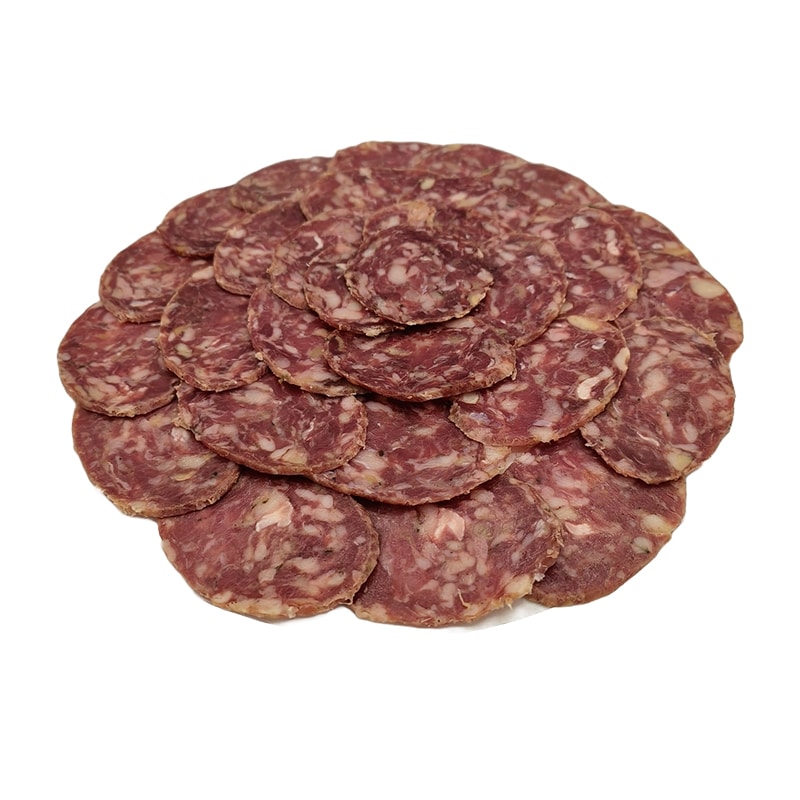 Salchichón Cular Ibérico Especial 100% Bellota Tipo Casero Loncheado