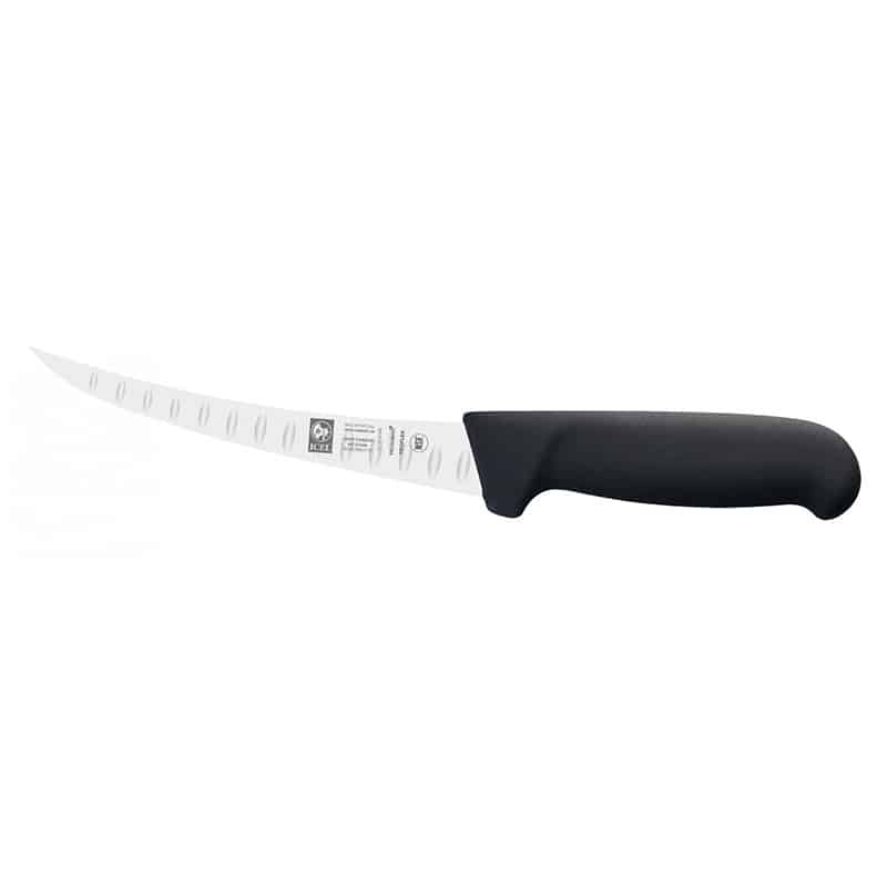Cuchillo para Deshuesar Curvo con Alveolos ICEL Cod. 14