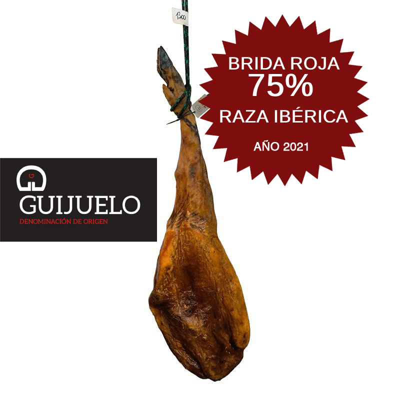 Jamón Ibérico Bellota BRIDA ROJA 75% Raza Ibérica D.O. Guijuelo