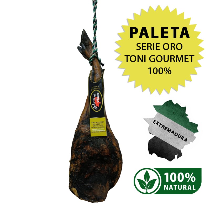 Paleta Serie Oro Toni Gorumet 100% Natural