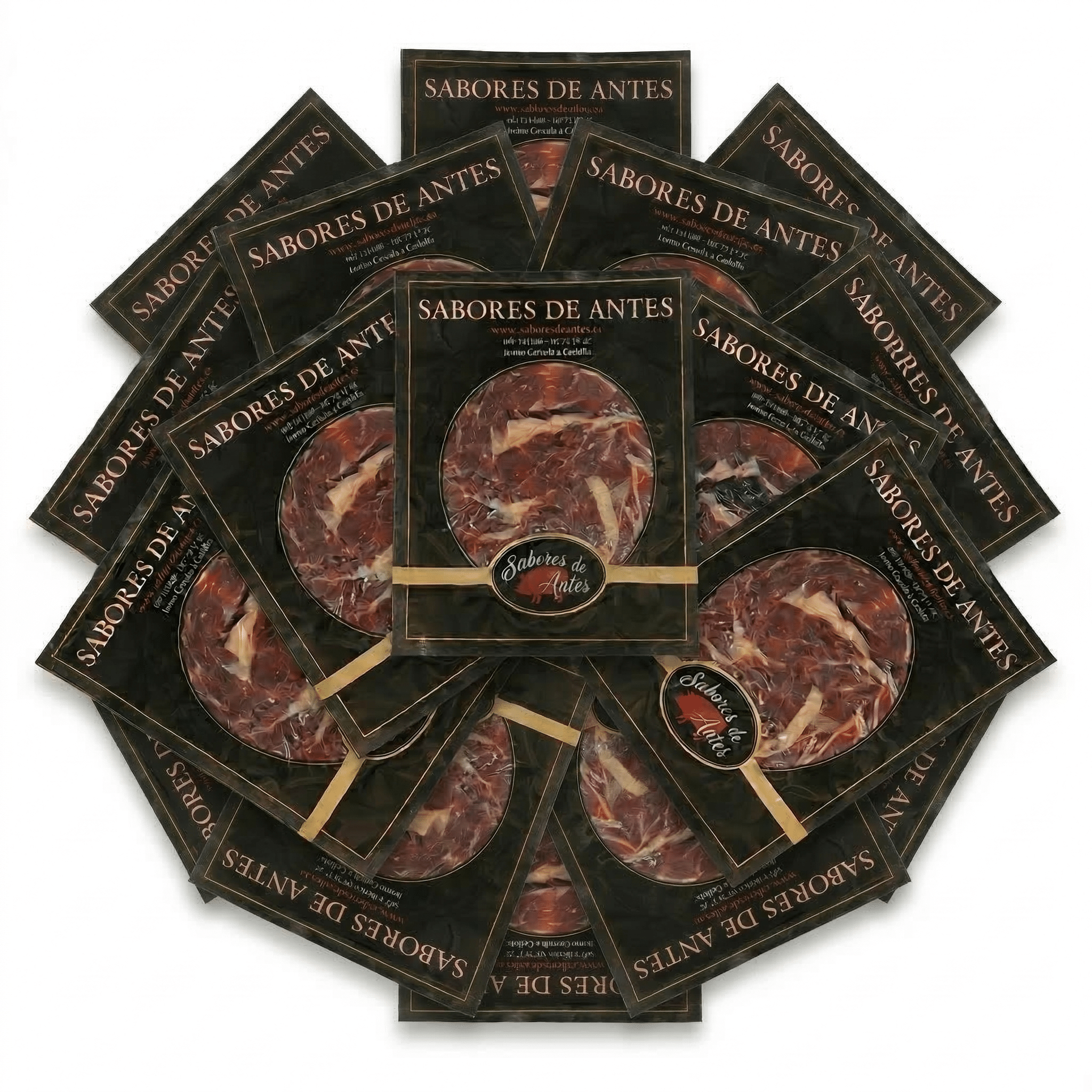 13 Blister de Jamón de Bellota 100% Ibérico Brida Negra Especial 2020