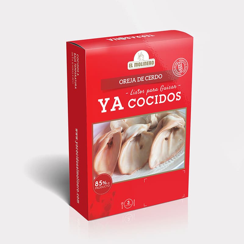 Oreja de Cerdo Cocidas