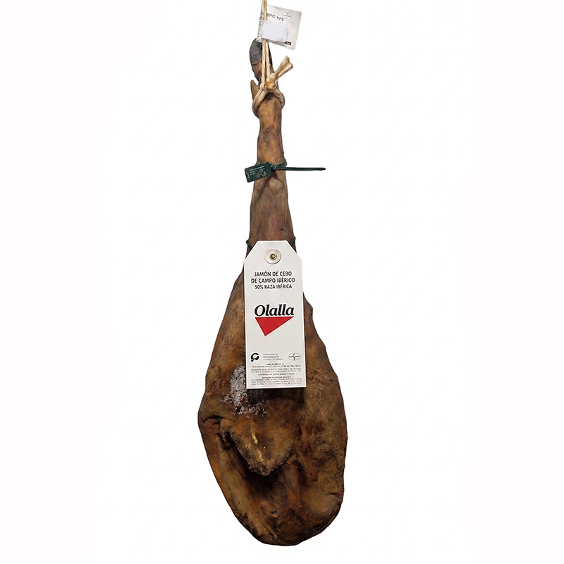 Jamón Cebo Campo 50% Ibérico Brida Verde Especial 2021