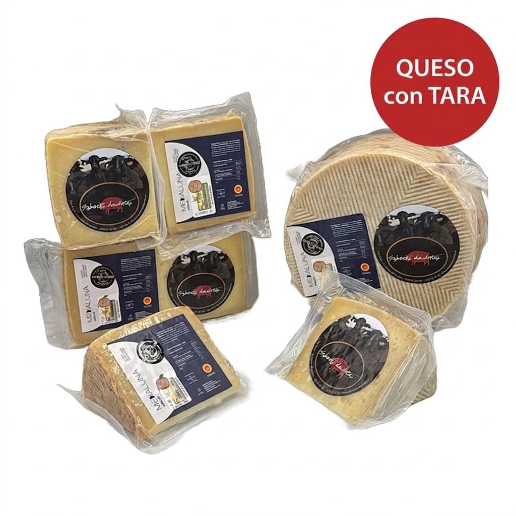 Queso Manchego D.O.P. Media Luna Añejo con Tara